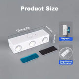 RGB Smart Motion Sensor Night Lights LED Wall Lamps USB Rechargeable for Bedroom Hallway Stairs Office Ambient Lighting