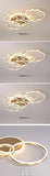 LED Ceiling Chandelier Lighting For Home Living Study Room Bedroom Dimmable Ceiling lamp Indoor Lighting decoration Lamps