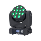 Moving Head LED Wash 12X12W RGBW 4In1 Beam DMX Light With 16Chs Rotating Lamp Stage Mobile Lighting For Party Show Disco Wedding