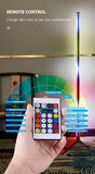 RGB LED Floor Lamp Remote APP Control Music Sync Corner Mood Lighting Smart Modern Mood Standing Lights for Bedroom Living Room