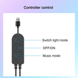 RGB Desktop Light Bar app Remote Sound Control Music Sync Ambient Pickup Lamp USB Mood LED Bar Lights for Bedroom Living Room