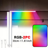RGB Ambient Sensor Light - Rechargeable Magnetic Wall Lamp Mood Ambient Light for Cabinet Hallway Stair