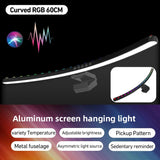RGB Atmosphere Pickup Light Bar Computer Screen Hanging Lamp LED Monitor Light for Work Study Reading Gaming Dimming Lighting