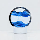 Quicksand Table Lamp Internet Red Hourglass Decompression Ornament 3D Three-dimensional Sand Painting Water Painting Colorful