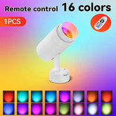 Stage LED Spotlight RGB Lamp Remote Control Adjustable Atmosphere Decoration Indoor Light 24W KTV Bar Disco Neon Lighting