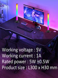 RGB Gaming Desktop Background Light Bar Computer Atmosphere Decoration Lighting Night Eye Protection Reading Lamp uLamp APP