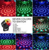 LED Stage Disco Light Rotating DJ Ball Strobe Remote Sound Control Magic Dance Car RGB Christmas Gift Club Party Laser Show Lamp