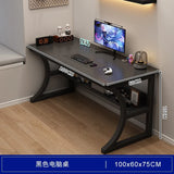 Gaming Desk Computer Desk with Shelf Office Desk for Home Study Room Simple Modern Adjustable Height Workstation Table PC