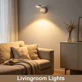 RGB Motion Sensor Wall Light 16 Colors Dimmable Wireless Light Photo Frame Light Rechargeable Magnetic Art Picture Spotlight