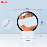 Quicksand Table Lamp Internet Red Hourglass Decompression Ornament 3D Three-dimensional Sand Painting Water Painting Colorful