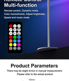 RGB Music Sync Table Lamp Wine Bottle Mood Lamp Touch Control -Rechargeable LED Atmosphere Night Light for Room Bar Party Decor