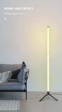 RGB LED Floor Lamp Remote APP Control Music Sync Corner Mood Lighting Smart Modern Mood Standing Lights for Bedroom Living Room