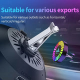 LED Music Sound Control Car Ambient Light Adjustabl Automotivo Strip RGB Pickup Light Rhythm Lamp For Automobiles Family Party