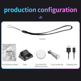 LED Music Sound Control Car Ambient Light Adjustabl Automotivo Strip RGB Pickup Light Rhythm Lamp For Automobiles Family Party