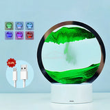 Quicksand Table Lamp Internet Red Hourglass Decompression Ornament 3D Three-dimensional Sand Painting Water Painting Colorful