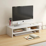 Monitor Riser Stand - Ergonomic Laptop Stand Desk Organizer Keyboard Storage