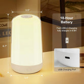 RGB wireless APP touch night light, can switch light colors with music, can adapt to 24 scene modes of environmental lighting