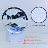 Quicksand Table Lamp Internet Red Hourglass Decompression Ornament 3D Three-dimensional Sand Painting Water Painting Colorful