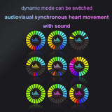 LED Music Sound Control Car Ambient Light Adjustabl Automotivo Strip RGB Pickup Light Rhythm Lamp For Automobiles Family Party
