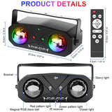 Party Disco Ball Dj Disco Light Strobe Dance Sound Activated with Remote Control Stage Rave Light Ocean Star Projector for Club