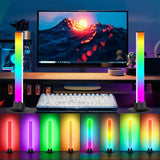 RGB Desktop Light Bar app Remote Sound Control Music Sync Ambient Pickup Lamp USB Mood LED Bar Lights for Bedroom Living Room