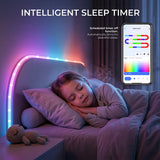 Tuya LED Light Smart RGBIC LED Strip Light 1-5m DC5V Bluetooth App Control Magic Color Flexible Ribbon Lamp USB TV Backlight