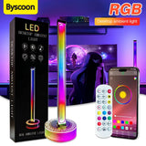 Music Light Bar RGB Pickup Rhythm Lights Desktop Strip Light Floor Lamp APP Control USB Atmosphere Lamp For Gaming Bedroom TV
