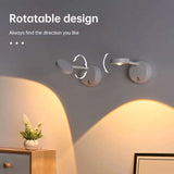 RGB Motion Sensor Wall Light 16 Colors Dimmable Wireless Light Photo Frame Light Rechargeable Magnetic Art Picture Spotlight