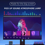 RGB Atmosphere Pickup Light Bar Computer Screen Hanging Lamp LED Monitor Light  for Work Study Reading Gaming Dimming Lighting