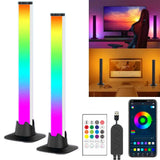 RGB Desktop Light Bar app Remote Sound Control Music Sync Ambient Pickup Lamp USB Mood LED Bar Lights for Bedroom Living Room