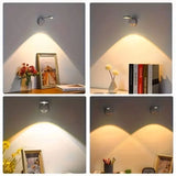 RGB Motion Sensor Wall Light 16 Colors Dimmable Wireless Light Photo Frame Light Rechargeable Magnetic Art Picture Spotlight