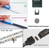 TUYA WIFI LED Lights Strips Bluetooth Smart IR Remote Control RGB LED Strip Adhesive Tape Holiday Decorations Christmas Light